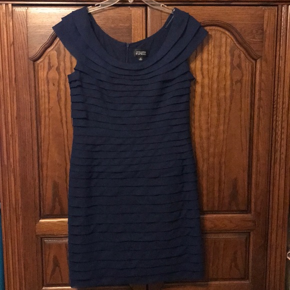 Adrianna Papell Dresses & Skirts - Adrianna Papell Navy Cocktail Dress